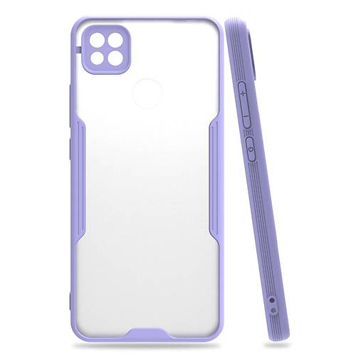 Redmi 9C K�l�f Platin Silikon - Lila
