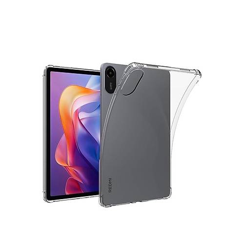 Redmi Pad 2 K�l�f Anti Shock Tablet Silikon - �effaf