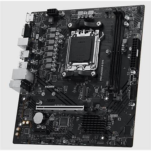MSI PRO A620AM-B EVO DDR5 6800MT/S 1XHDMI 1XVGA 1XM.2 USB MATX AM5 (AMD AM5 9000/8000/7000 SER� �LE UYUMLU)
