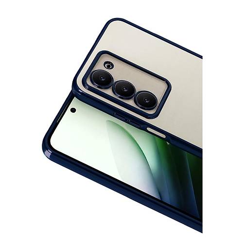 Redmi 15 4G Razer Lensli Silikon - Lacivert