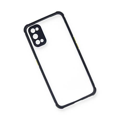 Realme 7 Pro K�l�f Miami �effaf Silikon - Lacivert