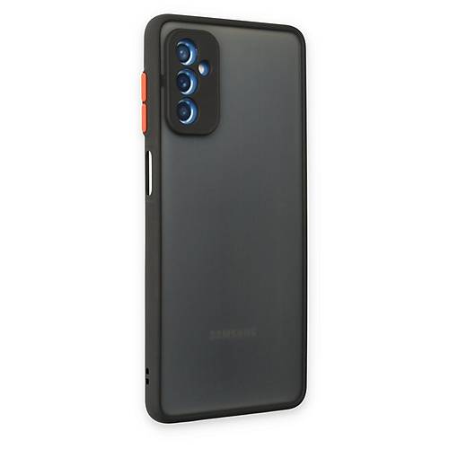 Galaxy M52 5G K�l�f Montreal Silikon Kapak - Siyah