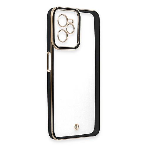 Realme C35 K�l�f Liva Lens Silikon - Siyah