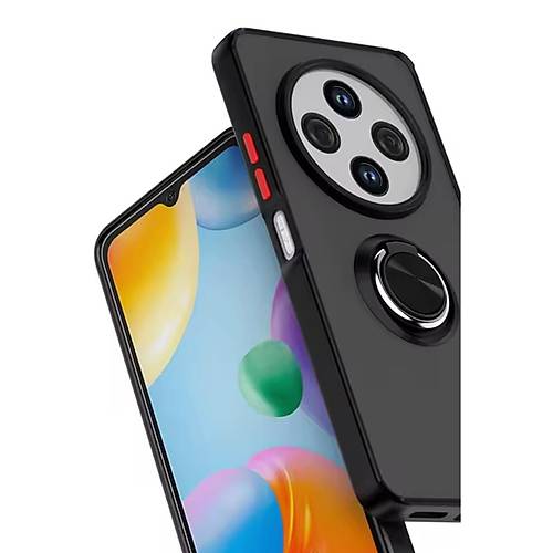 Redmi 14C K�l�f Montreal Y�z�kl� Silikon Kapak - Lacivert