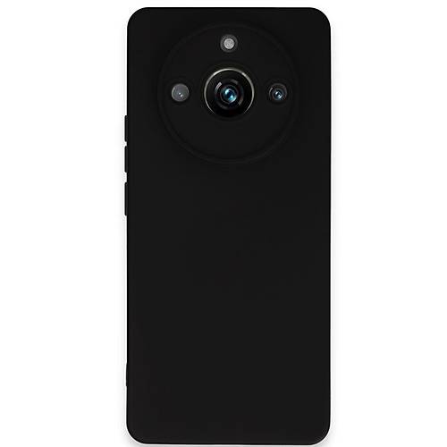 Realme 11 Pro K�l�f Nano i�i Kadife Silikon - Siyah