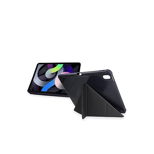 iPad Pro 13 (2024) K�l�f Color Karbon Tablet K�l�f� - Koyu Gri