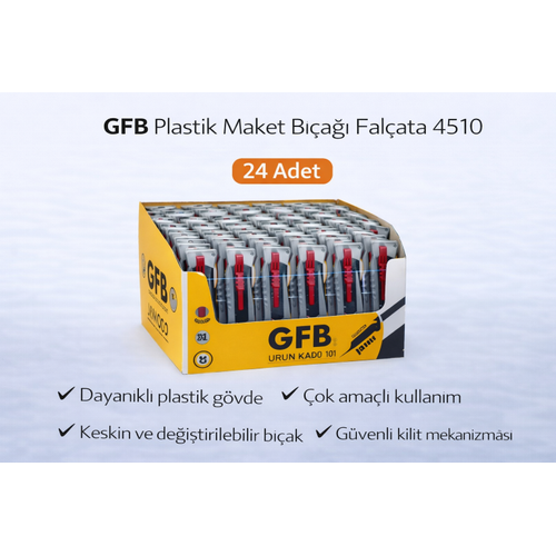 GFB Plastik Maket B��a�� Fal�ata 4510 Profesyonel Maket B��a�� 24 Adet