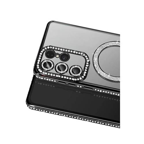 Galaxy S26 Ultra Joke Simli Magneticsafe K�l�f - Siyah