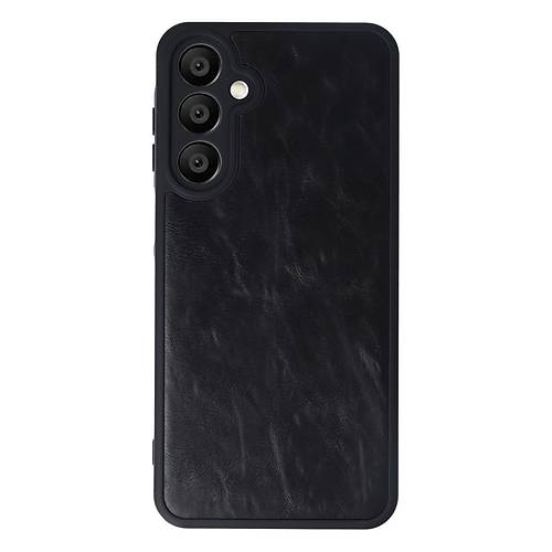 Galaxy A16 5G K�l�f Aras Deri Kapak - Siyah