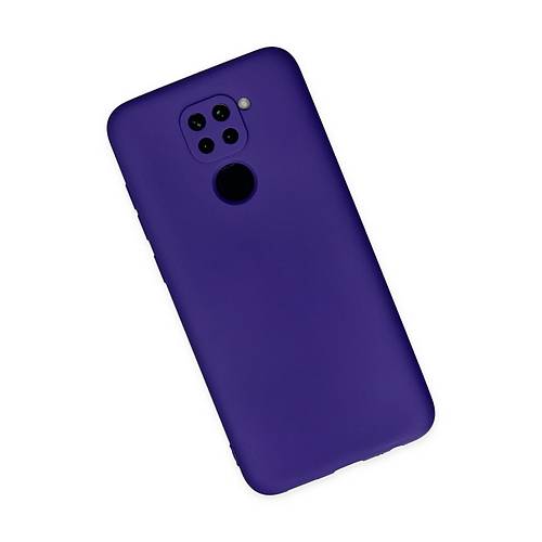 Redmi Note 9 K�l�f Nano i�i Kadife Silikon - Mor