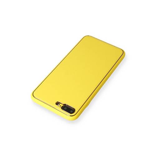 iPhone 7 Plus K�l�f Coco Deri Silikon Kapak - Sar�