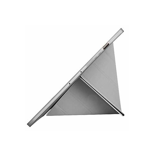 Galaxy X610 Tab S9 FE Plus 12.4 K�l�f Kalemlikli Mars Tablet K�l�f� - Koyu Gri