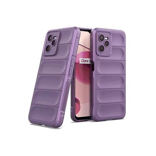 Realme C35 K�l�f Optimum Silikon - Mor