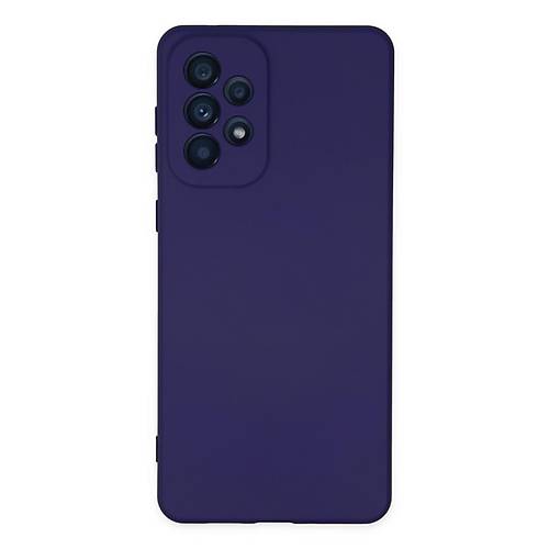 Galaxy A23 4G K�l�f Nano i�i Kadife Silikon - Mor