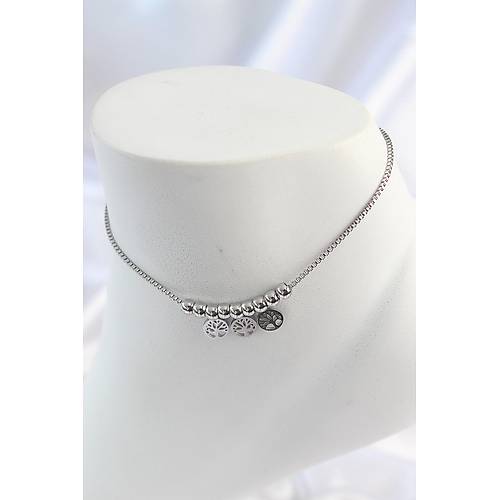 316L �elik G�m�� Renk Ya�am A�ac� Model Kad�n Halhal