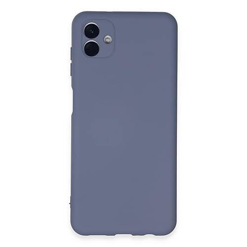 Galaxy A04E K�l�f Nano i�i Kadife Silikon - Gri