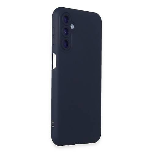 Galaxy M14 5G K�l�f Nano i�i Kadife Silikon - Lacivert