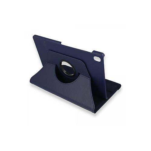 M10 FHD Plus X606F K�l�f 360 Tablet Deri K�l�f - Lacivert