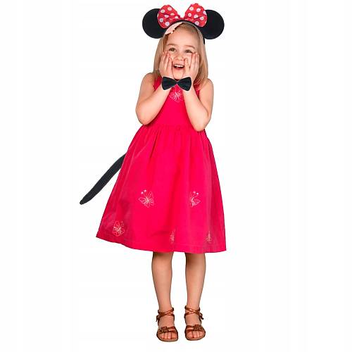 Minnie Mouse Kost�m Seti Ta� Kuyruk Papyon G�steri Seti