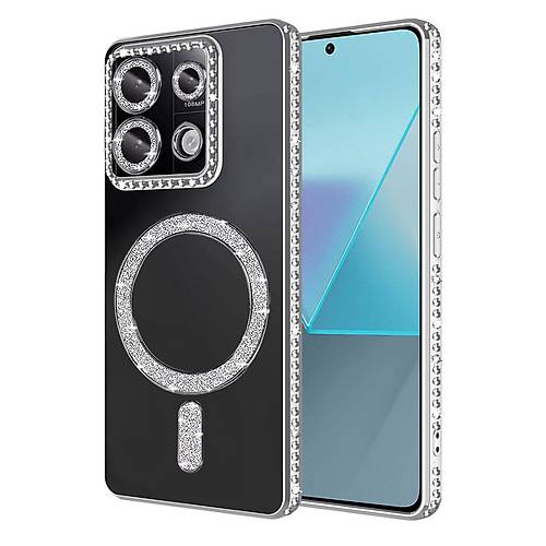 Redmi Note 13 Pro 4G Joke Simli Magneticsafe K�l�f - G�m��
