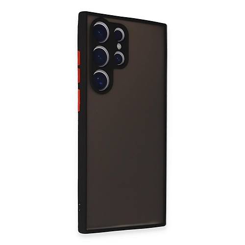 Galaxy S24 Ultra K�l�f Montreal Silikon Kapak - Siyah