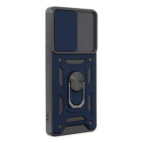 Galaxy S20 FE K�l�f Pars Lens Y�z�kl� Silikon - Lacivert