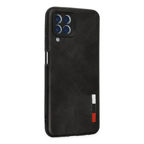 Galaxy M33 K�l�f Loop Deri Silikon - Siyah