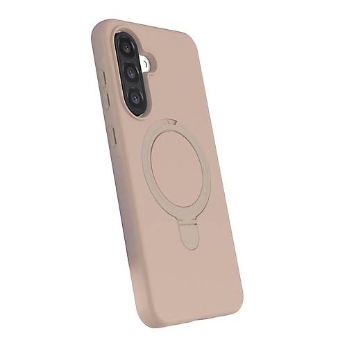 Galaxy A36 Regal Magsafe Standl� Kapak - ��l Titanyum