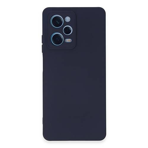 Redmi Note 12 Pro 5G K�l�f Nano i�i Kadife Silikon - Lacivert