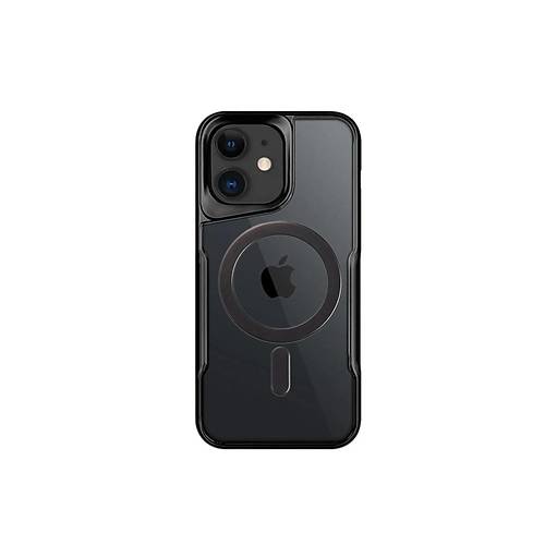 iPhone 11 K�l�f Boyi Magsafe Silikon Kapak - Siyah