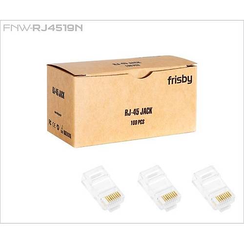 FRISBY FNW-RJ4519N RJ45 CAT5 UTP 100 ADET KONNEKTOR
