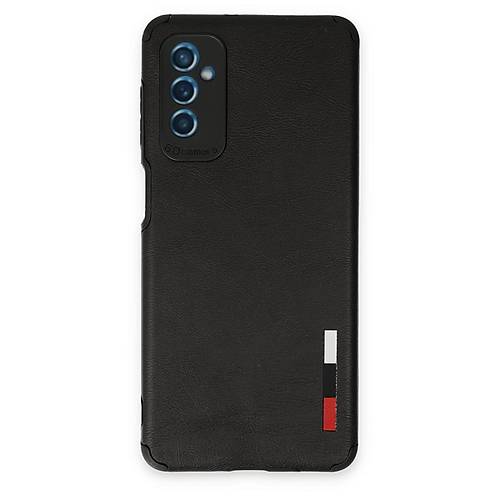 Galaxy M52 5G K�l�f Loop Deri Silikon - Siyah