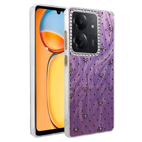 Redmi 13C K�l�f Blade Aynal� Desenli Kapak - Desen 2