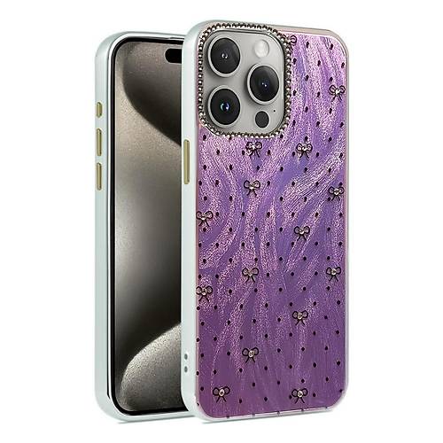 iPhone 15 Pro K�l�f Blade Aynal� Desenli Kapak - Desen 2