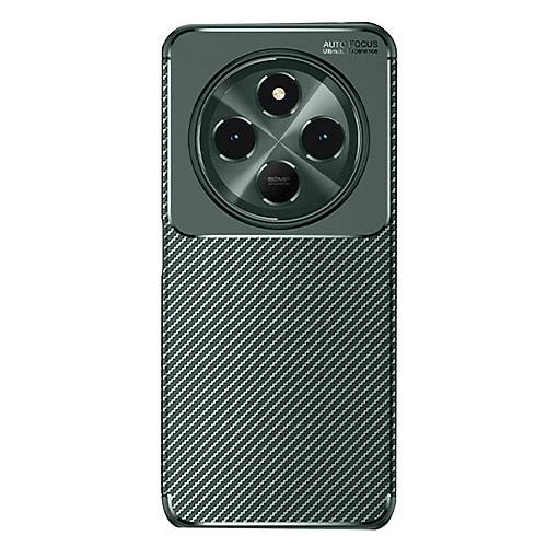 Redmi 14C K�l�f Auto Focus Karbon Kapak - Koyu Ye�il