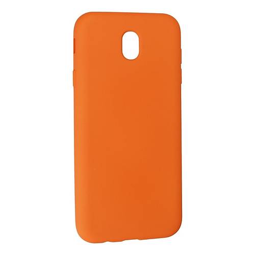 Galaxy J7 Pro / J730 K�l�f Nano i�i Kadife Silikon - Turuncu