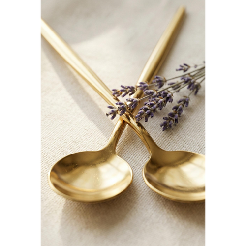6'l� L�ks Gold Paslanmaz �elik Tatl� Ka���� Seti (16 cm)