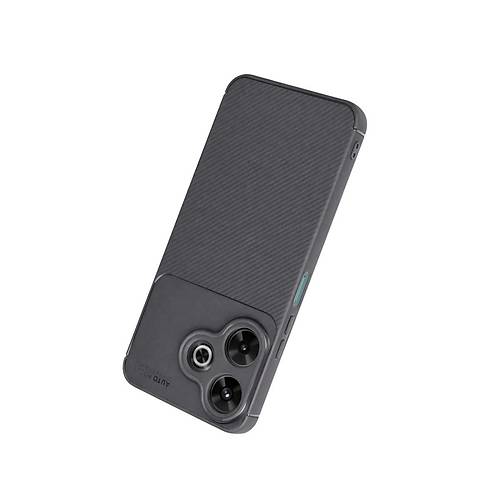 Redmi 13 4G K�l�f Auto Focus Karbon Kapak - Gri