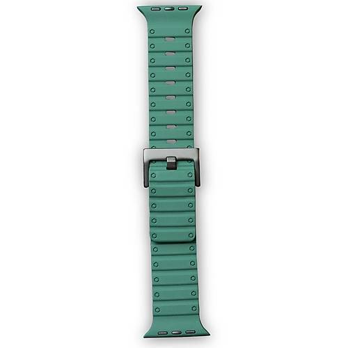 Watch 42mm Magnus M�knat�sl� Silikon Kordon - Koyu Ye�il