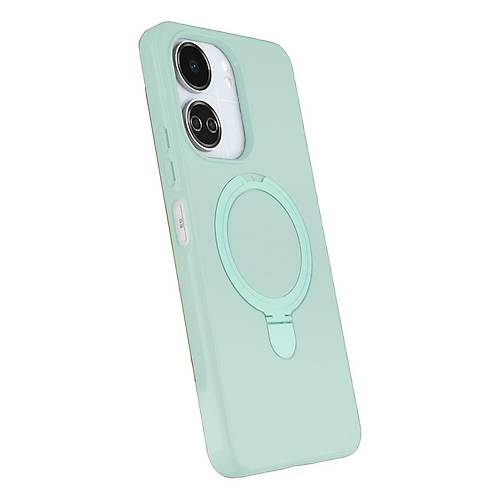Redmi 13C Regal Magsafe Standl� Kapak - Su Ye�ili