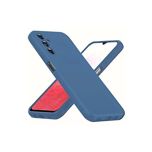 Galaxy A34 5G K�l�f First Silikon - Mavi