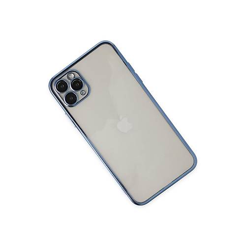 iPhone 11 Pro K�l�f Razer Lensli Silikon - A��k Mavi