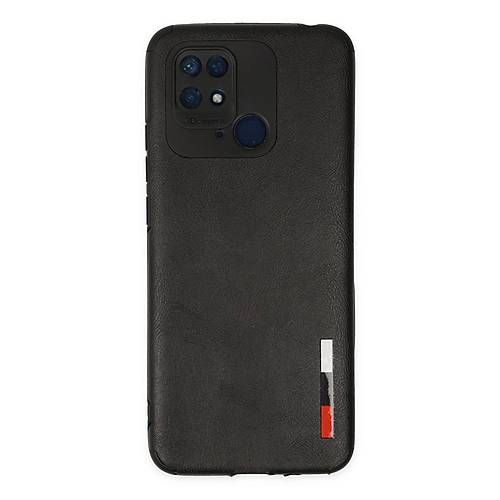 Redmi 10C K�l�f Loop Deri Silikon - Siyah
