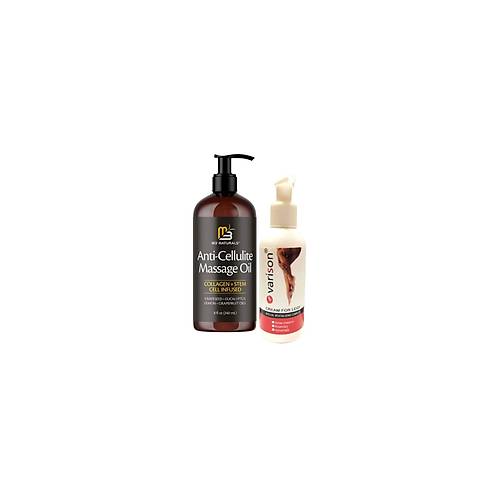 Anti-Cellulite 240 ml Massage Oil Sel�litlere Kar�� Masaj Ya�� + Varison 120 ml Varislerinize Son