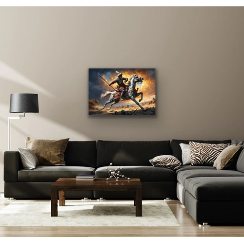 Atl� Osmanl� Askeri Kanvas Tablo 70x100cm