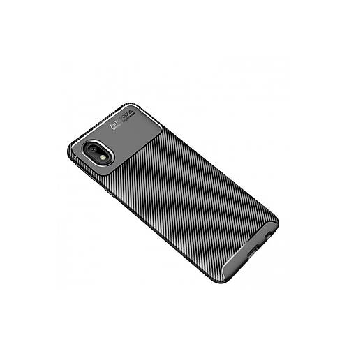 Galaxy A01 Core K�l�f Auto Focus Karbon Kapak - Siyah