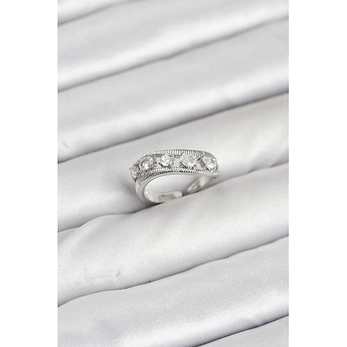 Pirin� G�m�� Renk Zirkon Ta�l� Kad�n Y�z�k