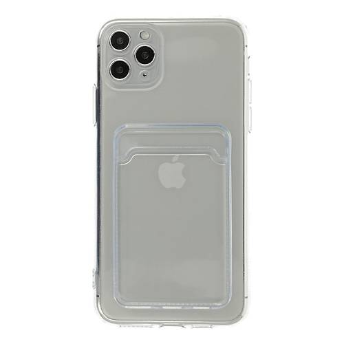 iPhone 11 Pro Max K�l�f Kart �effaf Silikon - �effaf