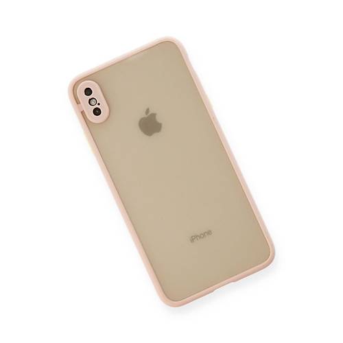 iPhone X K�l�f Montreal Silikon Kapak - Pembe