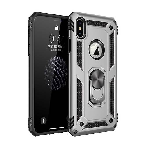iPhone X K�l�f Sofya Y�z�kl� Silikon Kapak - G�m��